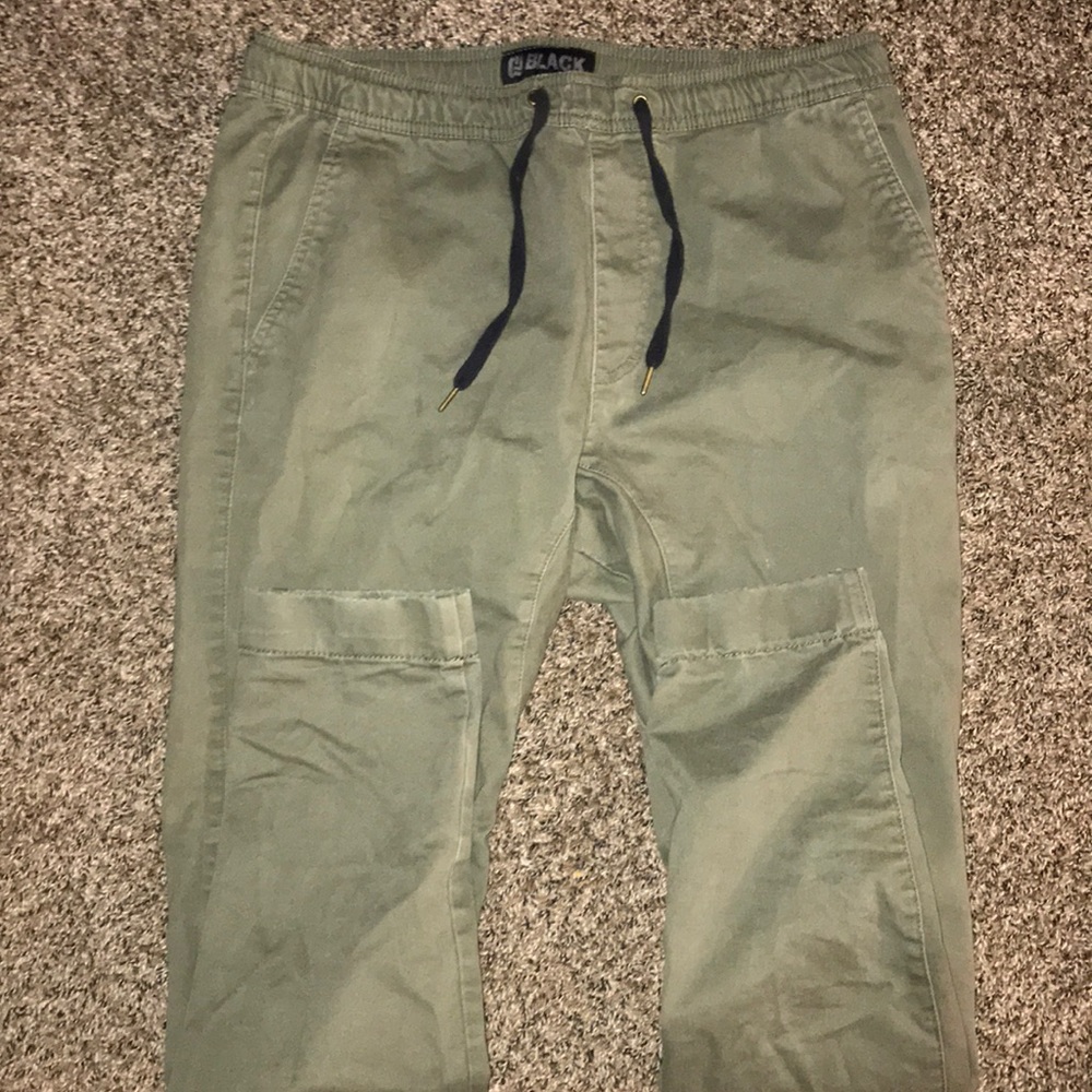 CJ Black Olive Green Joggers